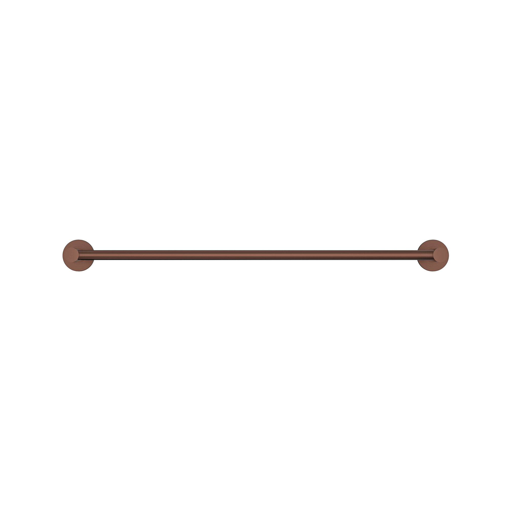 MELA - BRUNO 600 Double Towel Rail Brushed CopperAccessories – available at Bathroom City Perth