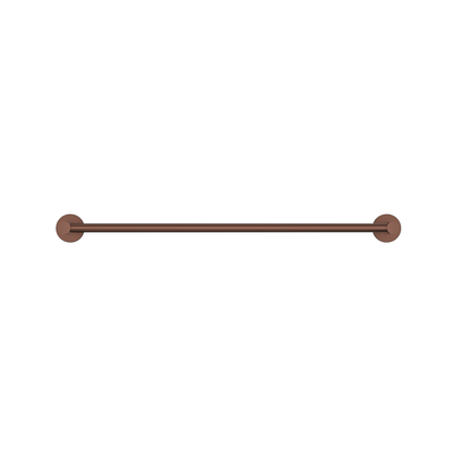 MELA - BRUNO 600 Double Towel Rail Brushed CopperAccessories – available at Bathroom City Perth