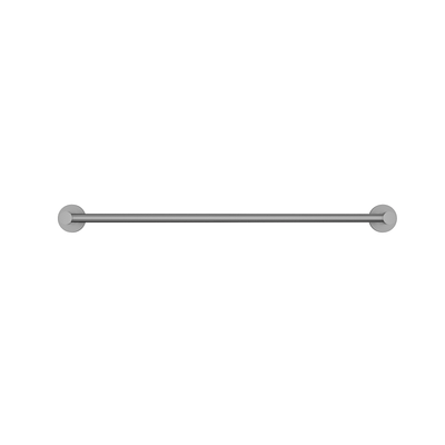 MELA - BRUNO 600 Double Towel Rail Brushed Nickel Accessories – available at Bathroom City Perth