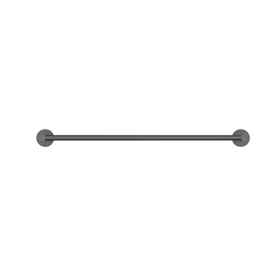 MELA - BRUNO 600 Double Towel Rail Gun Metal Accessories – available at Bathroom City Perth