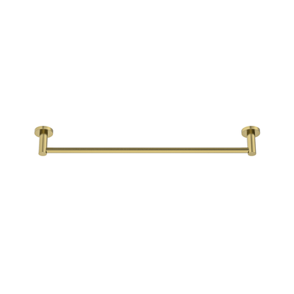 MELA - BRUNO 600 Single Towel Rail Brushed BrassAccessories – available at Bathroom City Perth