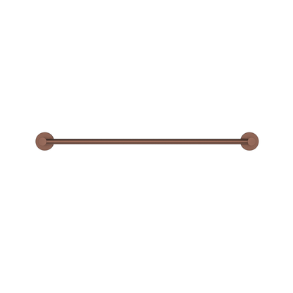 MELA - BRUNO 600 Single Towel Rail Brushed CopperAccessories – available at Bathroom City Perth