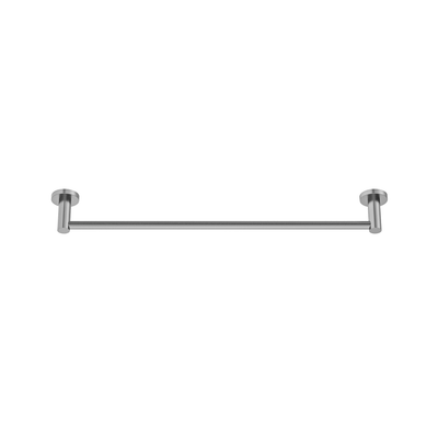 MELA - BRUNO 600 Single Towel Rail Brushed Nickel Accessories – available at Bathroom City Perth