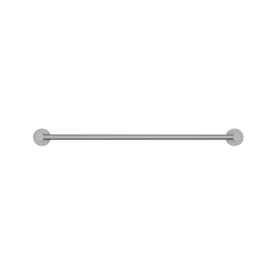 MELA - BRUNO 600 Single Towel Rail Brushed Nickel Accessories – available at Bathroom City Perth