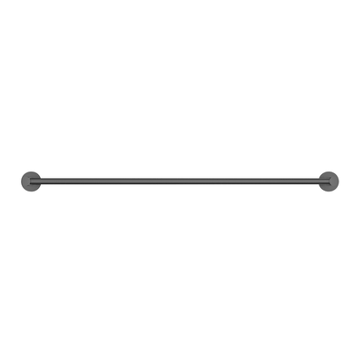 MELA - BRUNO 800 Double Towel Rail Gun Metal Accessories – available at Bathroom City Perth