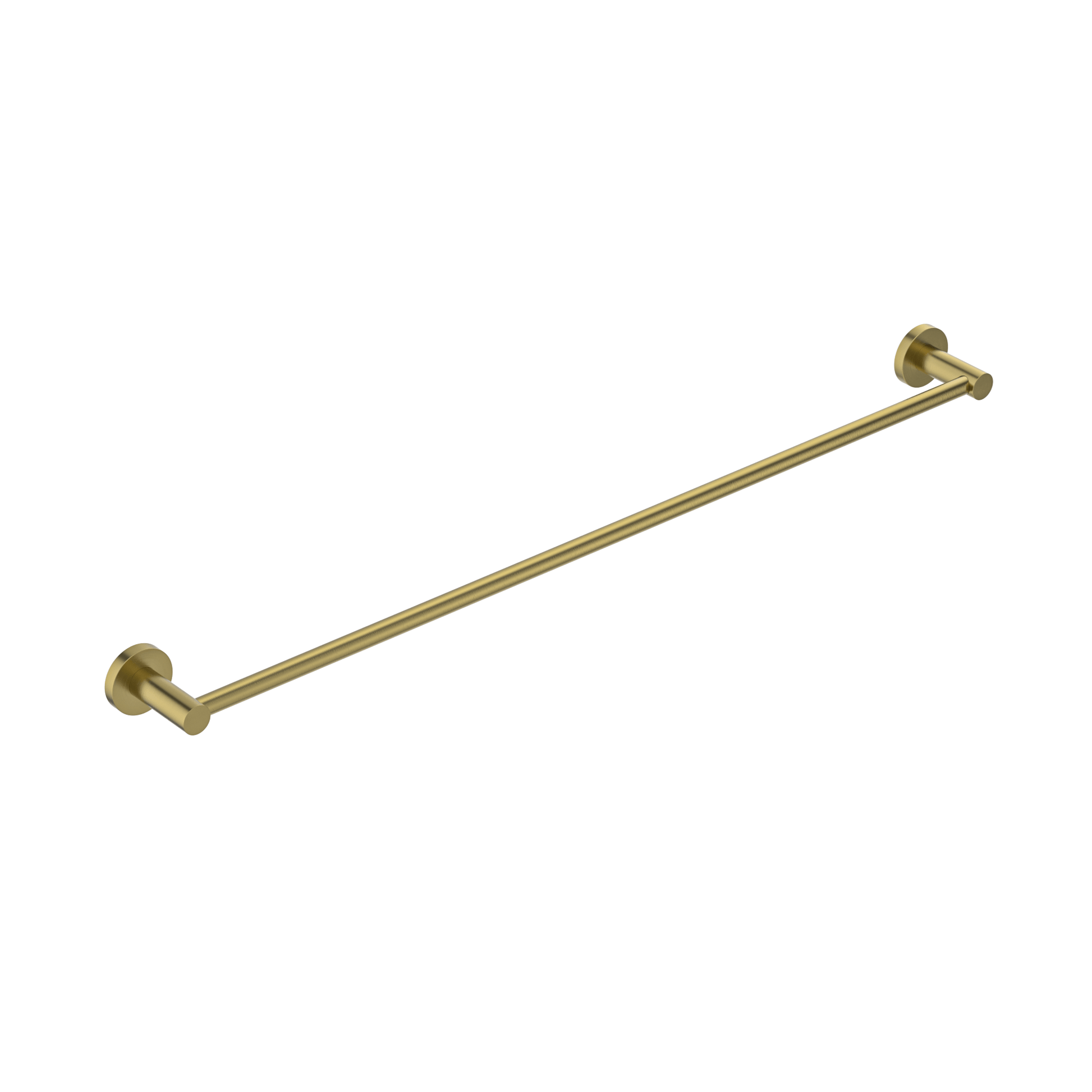 MELA - BRUNO 800 Single Towel Rail Brushed BrassAccessories – available at Bathroom City Perth