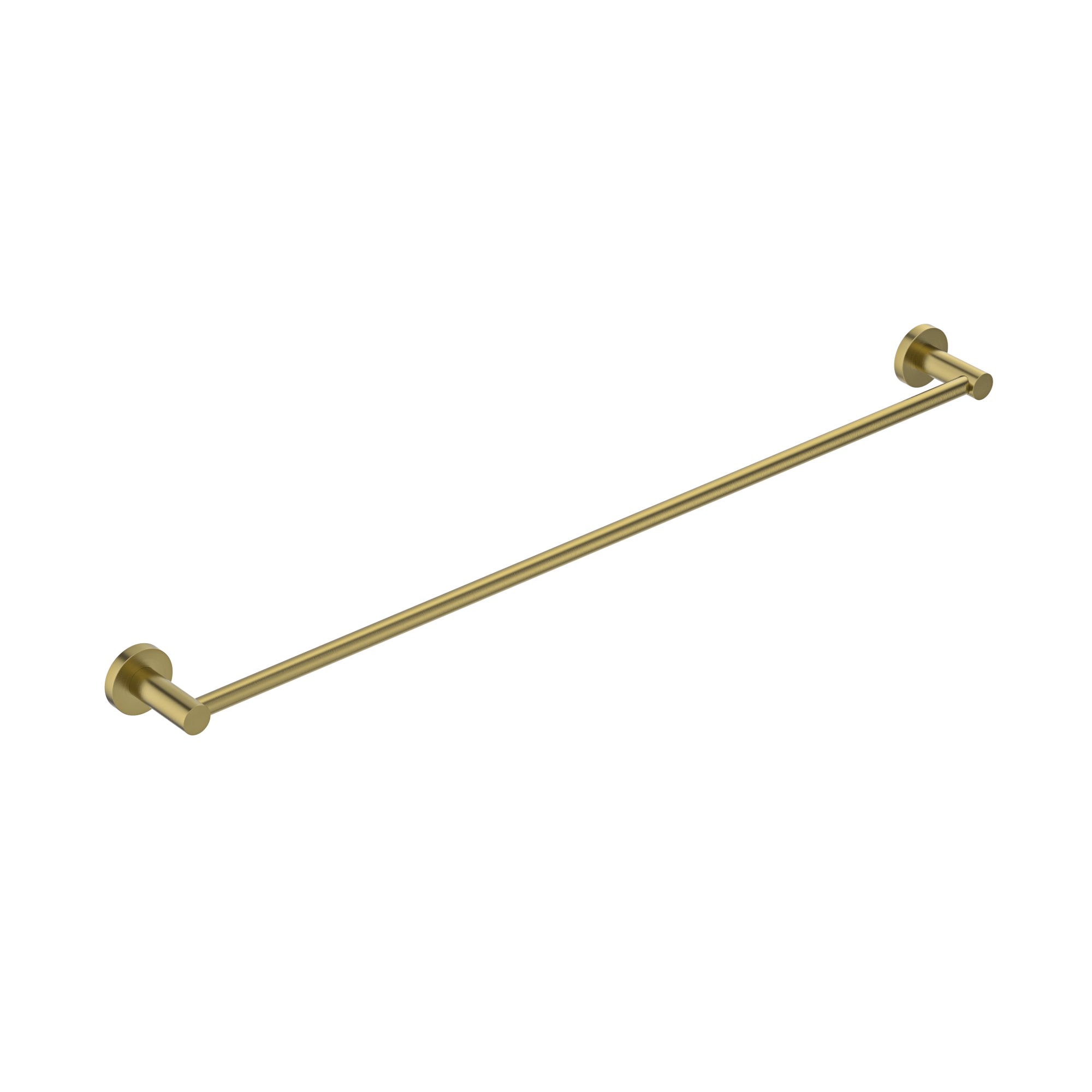 MELA - BRUNO 800 Single Towel Rail Brushed BrassAccessories – available at Bathroom City Perth