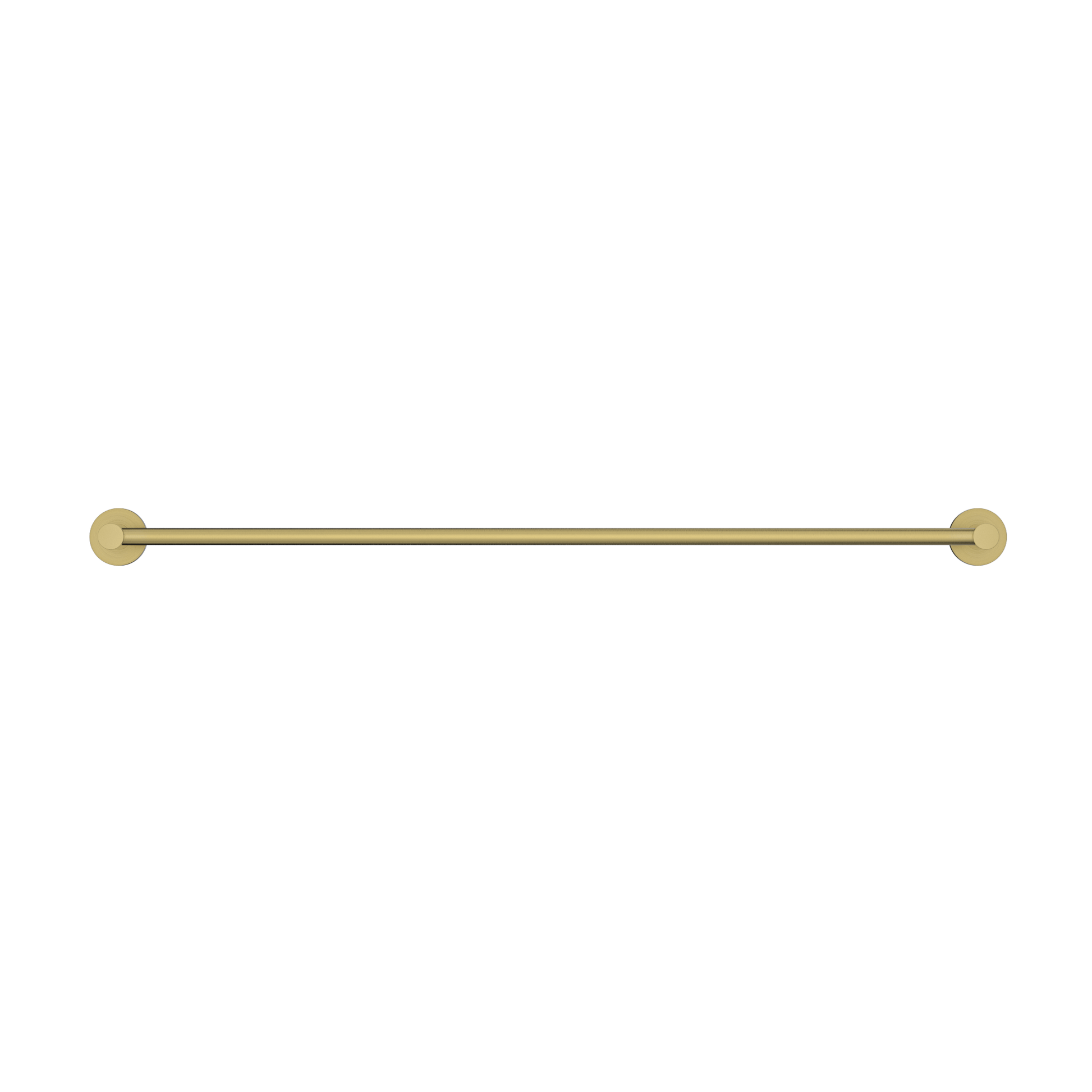 MELA - BRUNO 800 Single Towel Rail Brushed BrassAccessories – available at Bathroom City Perth