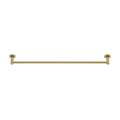MELA - BRUNO 800 Single Towel Rail Brushed Brass Accessories – available at Bathroom City Perth