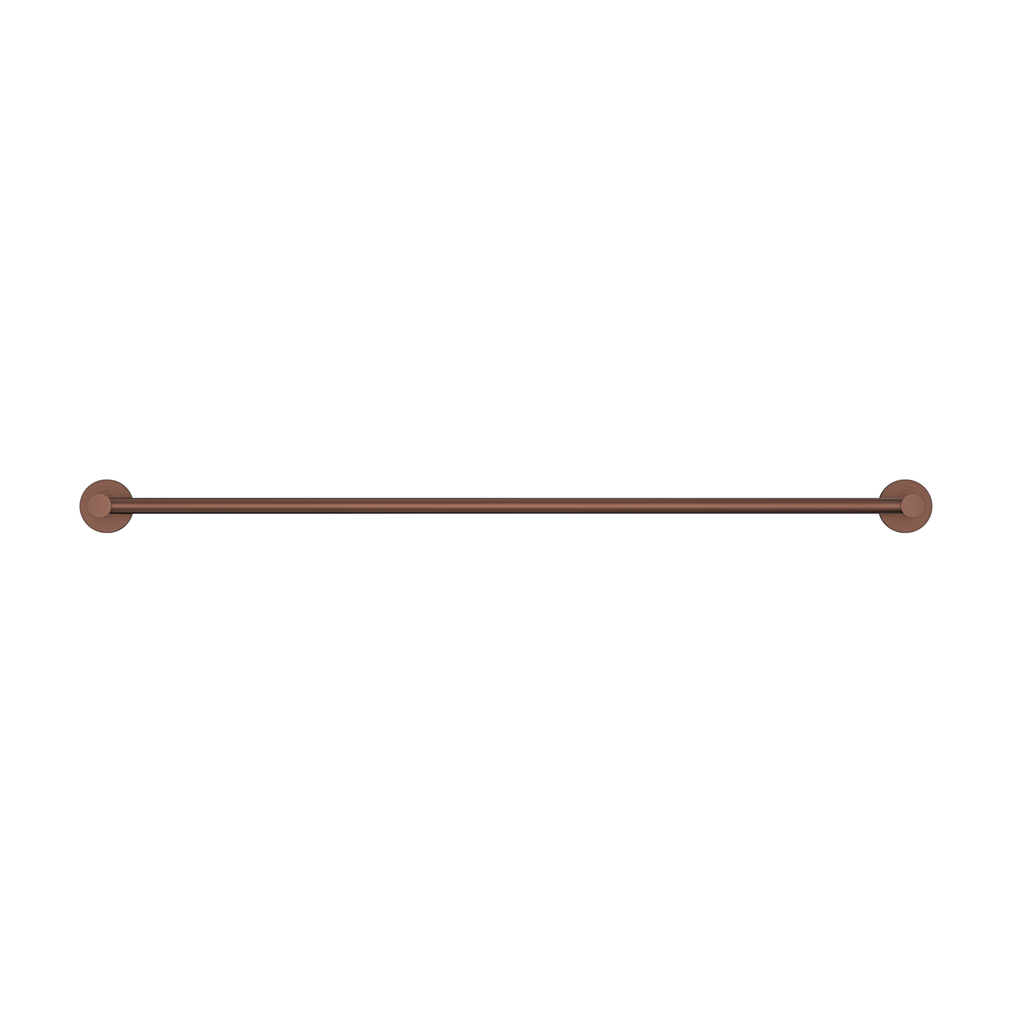 MELA - BRUNO 800 Single Towel Rail Brushed CopperAccessories – available at Bathroom City Perth