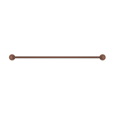 MELA - BRUNO 800 Single Towel Rail Brushed Copper Accessories – available at Bathroom City Perth