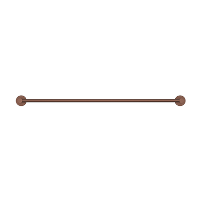 MELA - BRUNO 800 Single Towel Rail Brushed CopperAccessories – available at Bathroom City Perth
