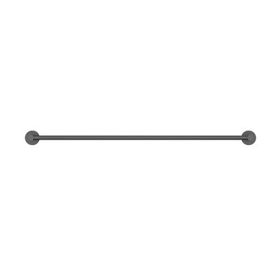 MELA - BRUNO 800 Single Towel Rail Gun Metal Accessories – available at Bathroom City Perth