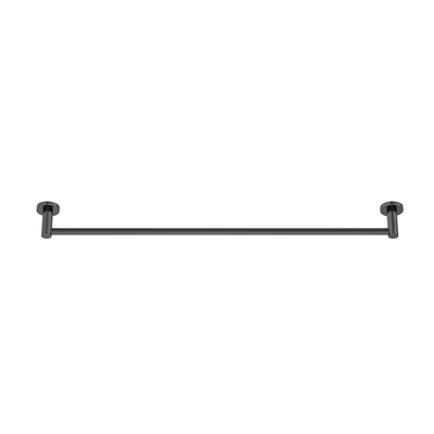 MELA - BRUNO 800 Single Towel Rail Gun Metal Accessories – available at Bathroom City Perth