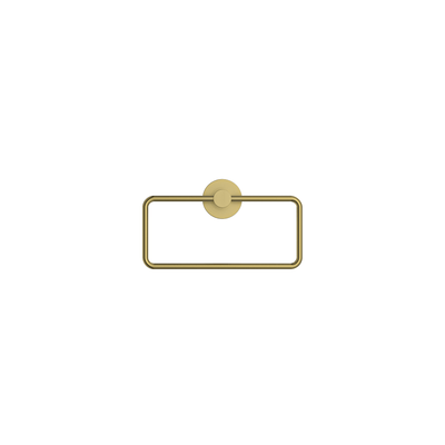 MELA - BRUNO Hand Towel Rail Brushed BrassAccessories – available at Bathroom City Perth