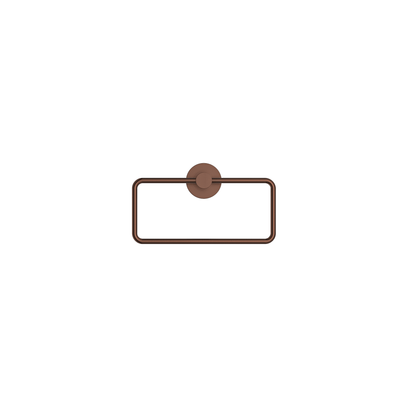 MELA - BRUNO Hand Towel Rail Brushed CopperAccessories – available at Bathroom City Perth