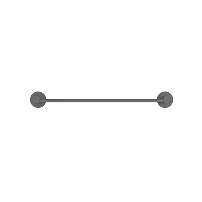 MELA - BRUNO Shelf Holder Gun MetalAccessories – available at Bathroom City Perth