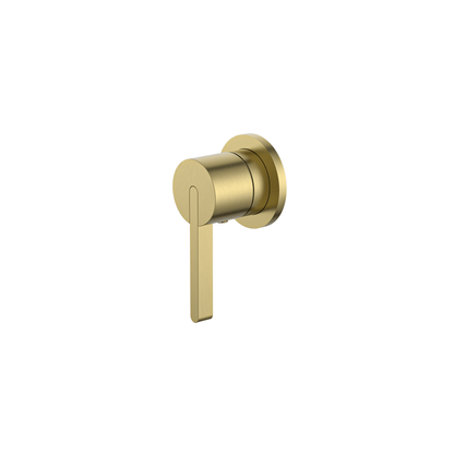 MELA - BRUNO Shower/Bath Wall Mixer Brushed BrassTapware – available at Bathroom City Perth