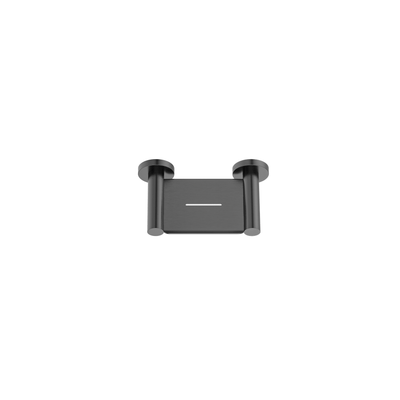 MELA - BRUNO Soap Holder Gun MetalAccessories – available at Bathroom City Perth