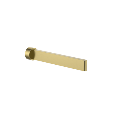 MELA - BRUNO Wall Spout Brushed BrassTapware – available at Bathroom City Perth