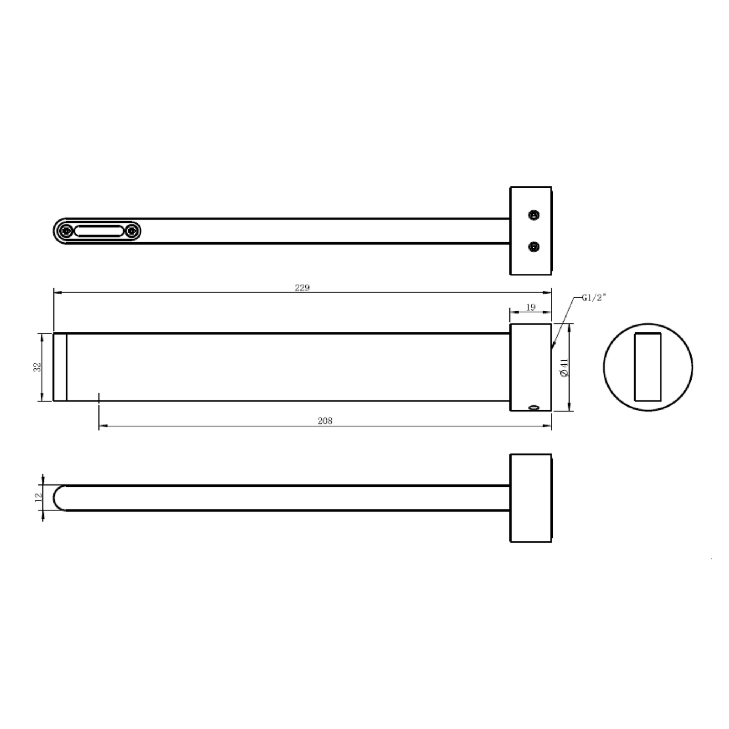 MELA - BRUNO Wall Spout Brushed CopperTapware – available at Bathroom City Perth