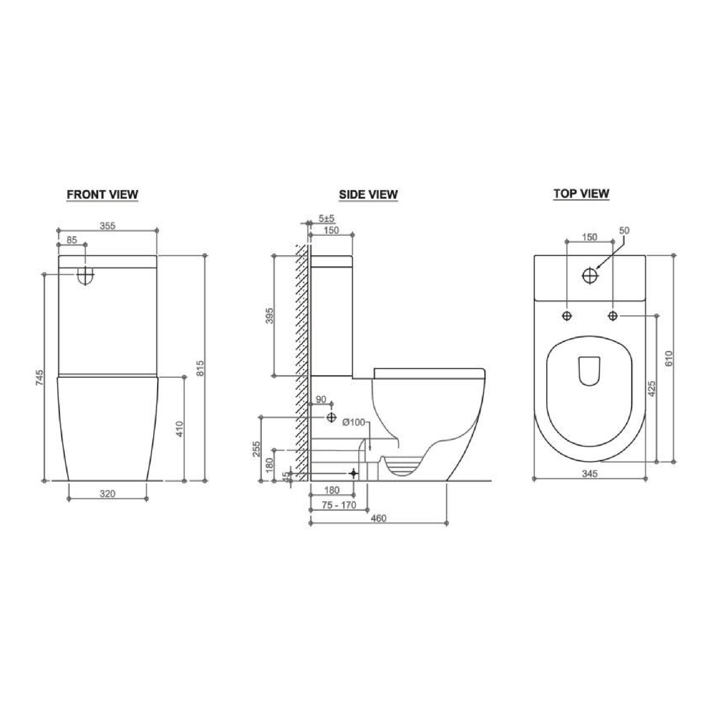 MELA - CALLA Rimless Toilet SuiteToilets – available at Bathroom City Perth