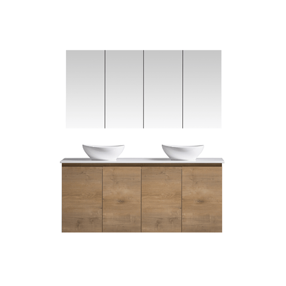 MELA - CLARK 1500 Snafell Wall Hung Vanity with 4 Doors - Vanities - from our - MELA - supplier–available at Bathroom City Perth