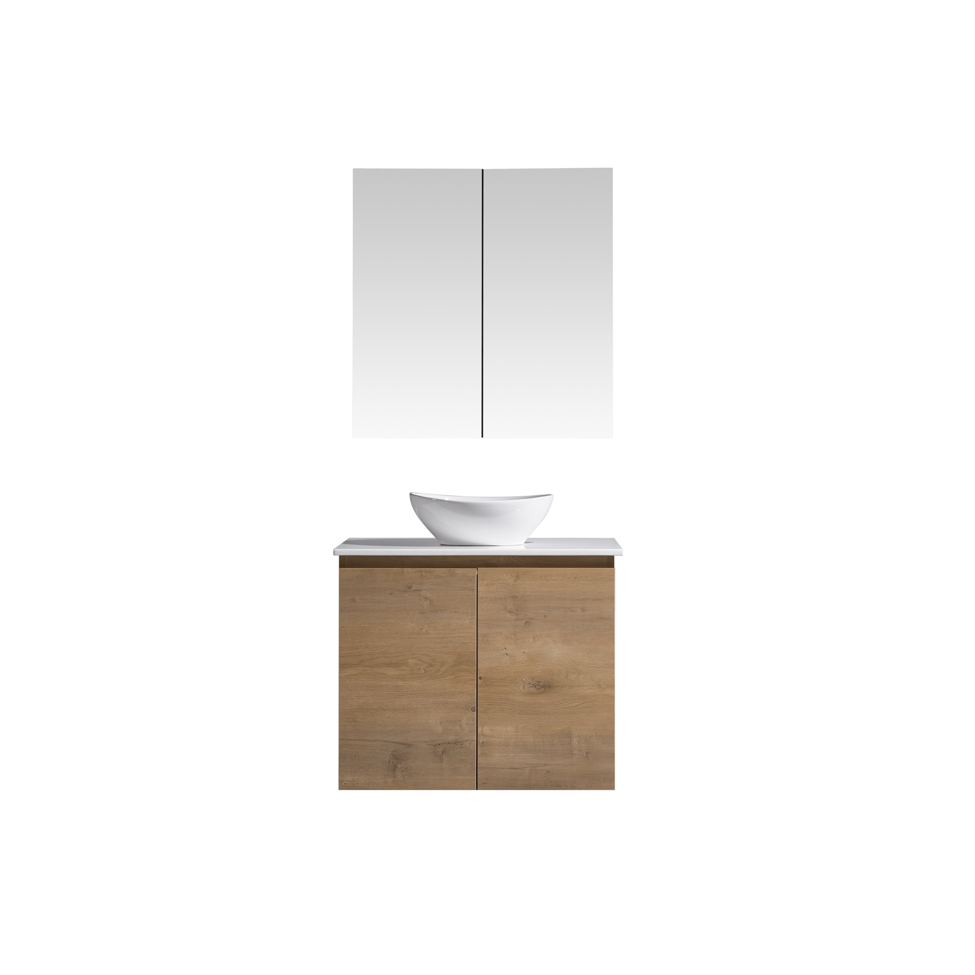 MELA - CLARK 750 Snafell Wall Hung Vanity with 2 Doors - Vanities - from our - MELA - supplier–available at Bathroom City Perth