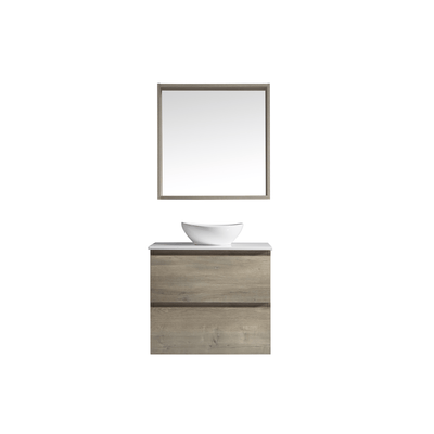 MELA - CLARK 750 Sorrento Oak Wall Hung Vanity with 2 Drawers - Vanities - from our - MELA - supplier–available at Bathroom City Perth