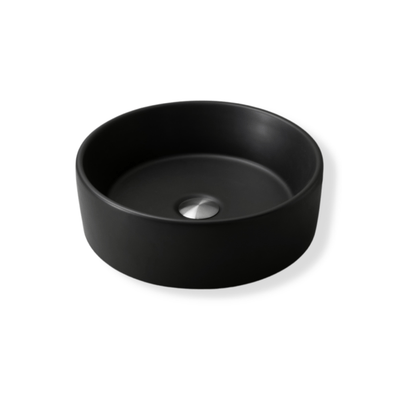 MELA DAVISSON matt black double above counter vanity basin option set for double vanity installations