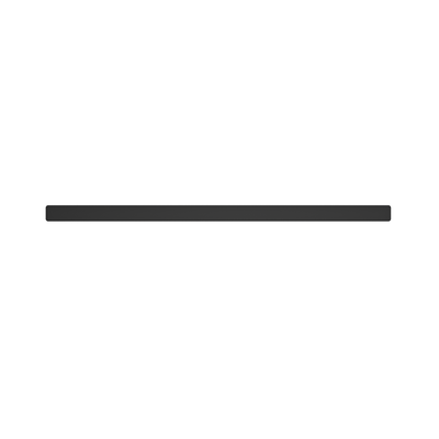 MELA - FLOVA 600 Double Towel Rail Black Accessories – available at Bathroom City Perth
