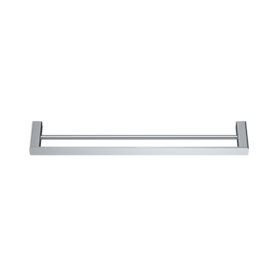 MELA - FLOVA 600 Double Towel Rail Chrome Accessories – available at Bathroom City Perth