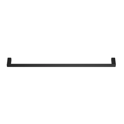 MELA - FLOVA 800 Single Towel Rail Black Accessories – available at Bathroom City Perth
