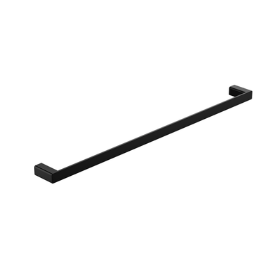 MELA - FLOVA 800 Single Towel Rail Black Accessories – available at Bathroom City Perth