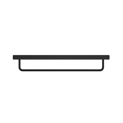 MELA - FLOVA Bath Towel Shelf BlackAccessories – available at Bathroom City Perth