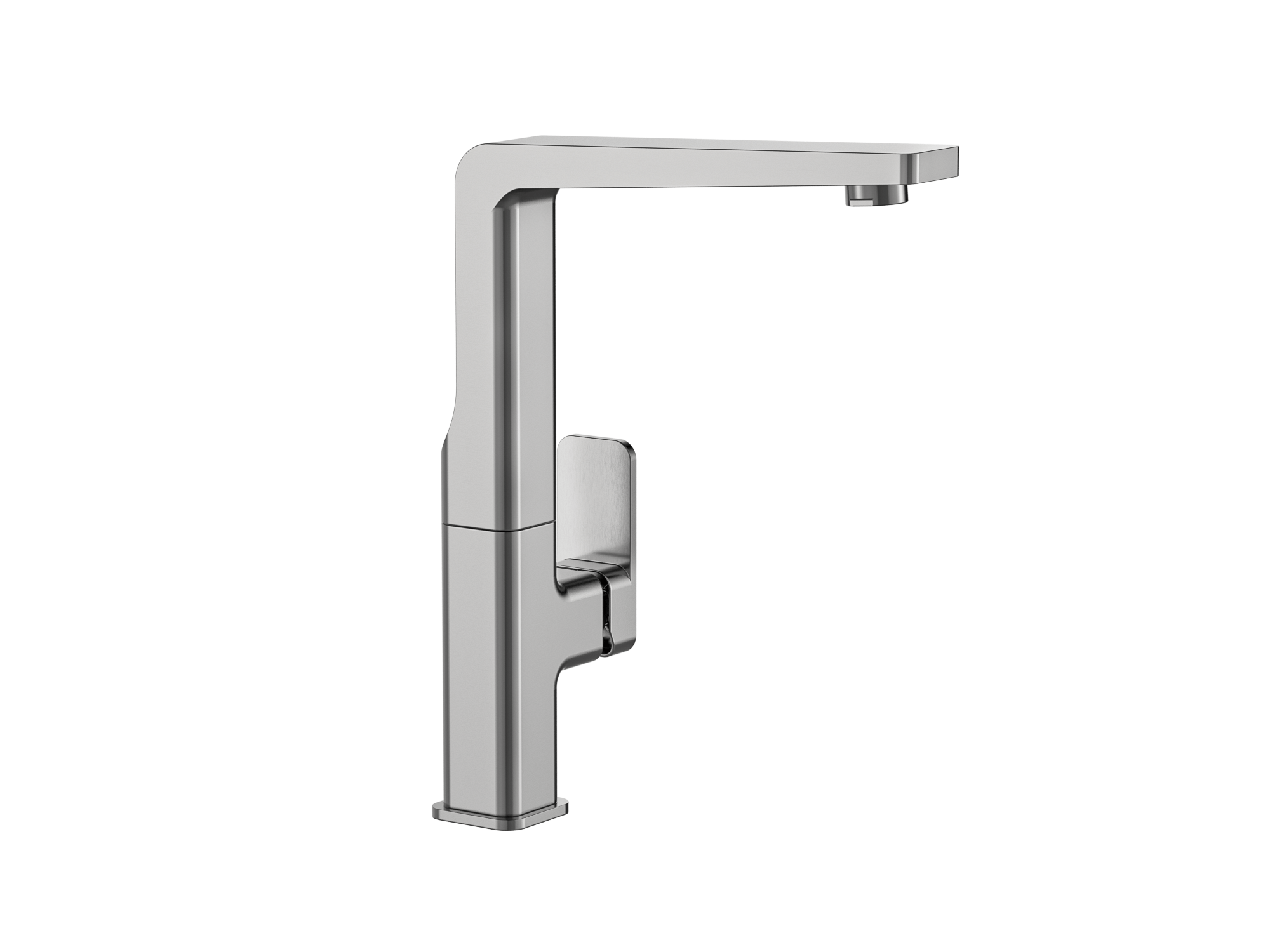 MELA - FLOVA Gooseneck Kitchen Mixer Brushed Nickel - Tapware - from our - MELA - supplier–available at Bathroom City Perth