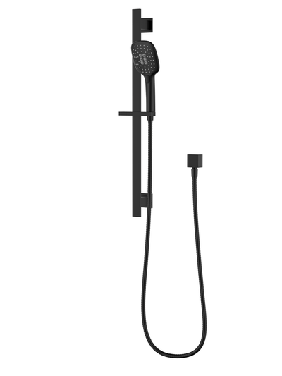 MELA - FLOVA Hand Shower Set with Rail Black - Tapware - from our - MELA - supplier–available at Bathroom City Perth