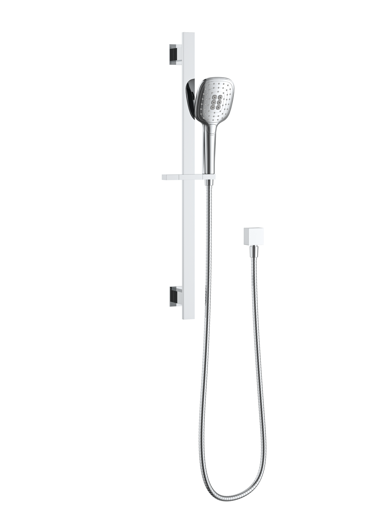 MELA - FLOVA Hand Shower Set with Rail Chrome - Tapware - from our - MELA - supplier–available at Bathroom City Perth