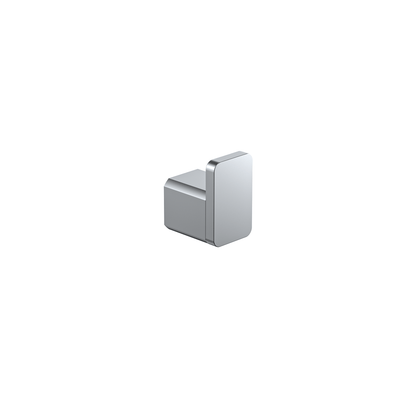 MELA FLOVA chrome bathroom robe hook for modern bathrooms – available at Bathroom City Perth