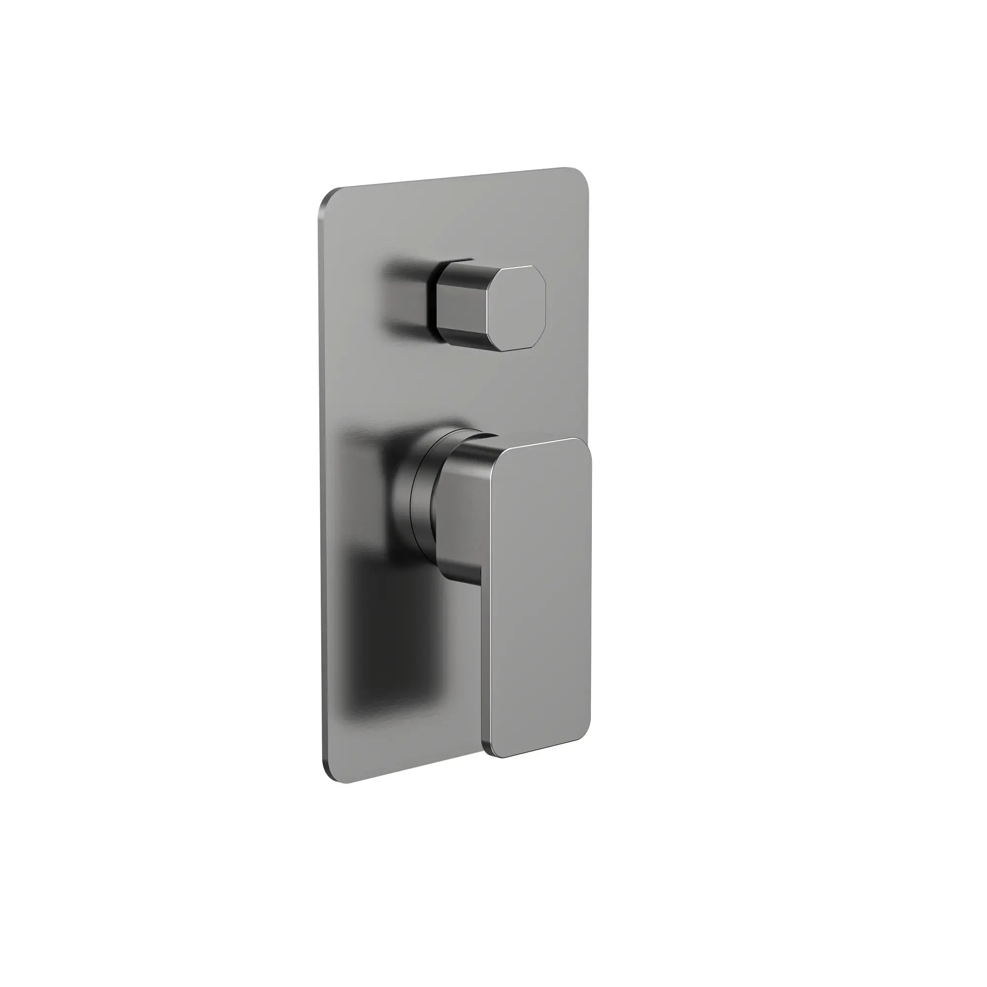 MELA - FLOVA Shower/Bath Wall Mixer Diverter Brushed Nickel-Tapware-from our-MELA-supplier–available at Bathroom City Perth