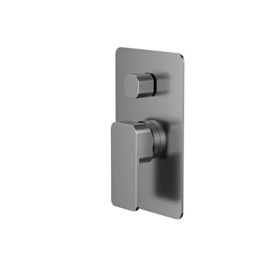 MELA - FLOVA Shower/Bath Wall Mixer Diverter Brushed Nickel-Tapware-from our-MELA-supplier–available at Bathroom City Perth
