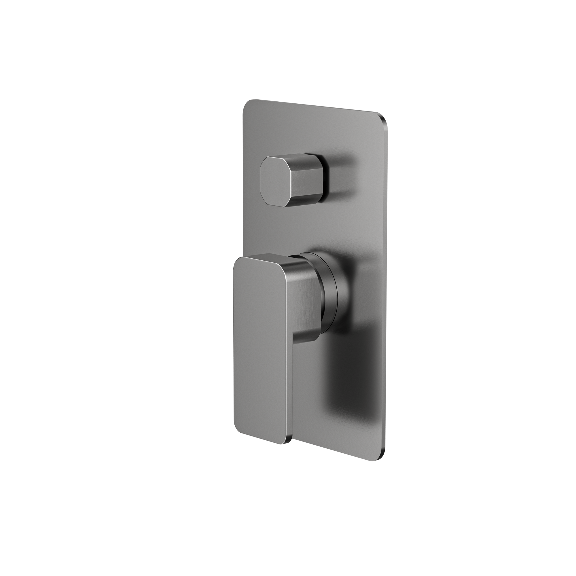 MELA - FLOVA Shower/Bath Wall Mixer with Diverter Brushed NickelTapware – available at Bathroom City Perth