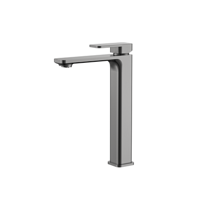 MELA - FLOVA Tall Basin Mixer Brushed NickelTapware – available at Bathroom City Perth