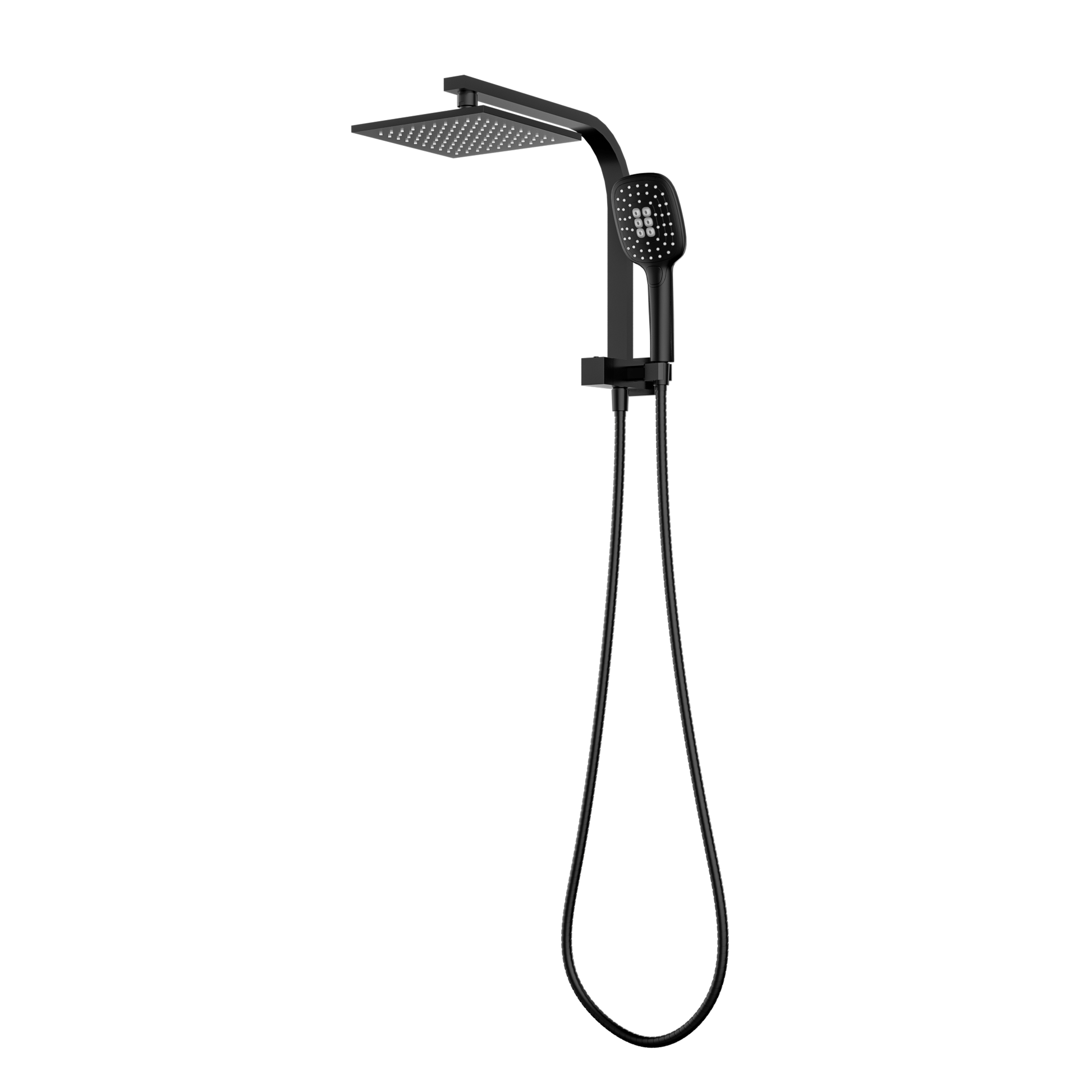MELA - FLOVA Twin Combo Shower Set without Rail BlackTapwareMELABathroom City from Mela – available at Bathroom City Perth
