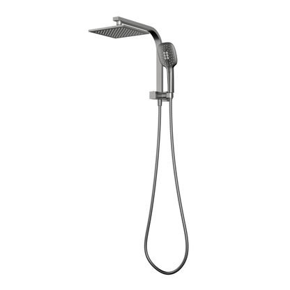 MELA - FLOVA Twin Combo Shower Set without Rail Brushed NickelTapware – available at Bathroom City Perth