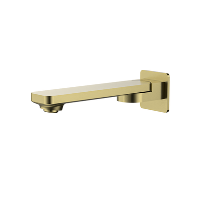 MELA - FLOVA/PALCO Swivel Wall Spout Brushed BrassTapware – available at Bathroom City Perth
