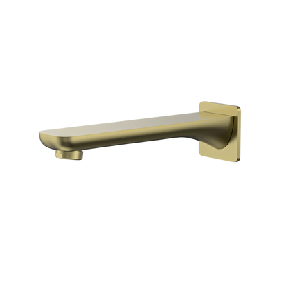 MELA - FLOVA/PALCO Wall Spout Brushed BrassTapware – available at Bathroom City Perth