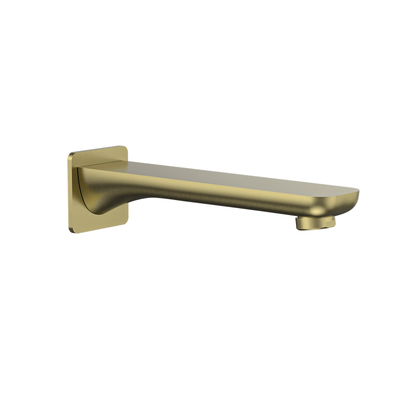 MELA - FLOVA/PALCO Wall Spout Brushed BrassTapware – available at Bathroom City Perth