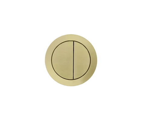 MELA - Flush Button Brushed Brass Toilets Hardware from our MELA supplier – available at Bathroom City Perth