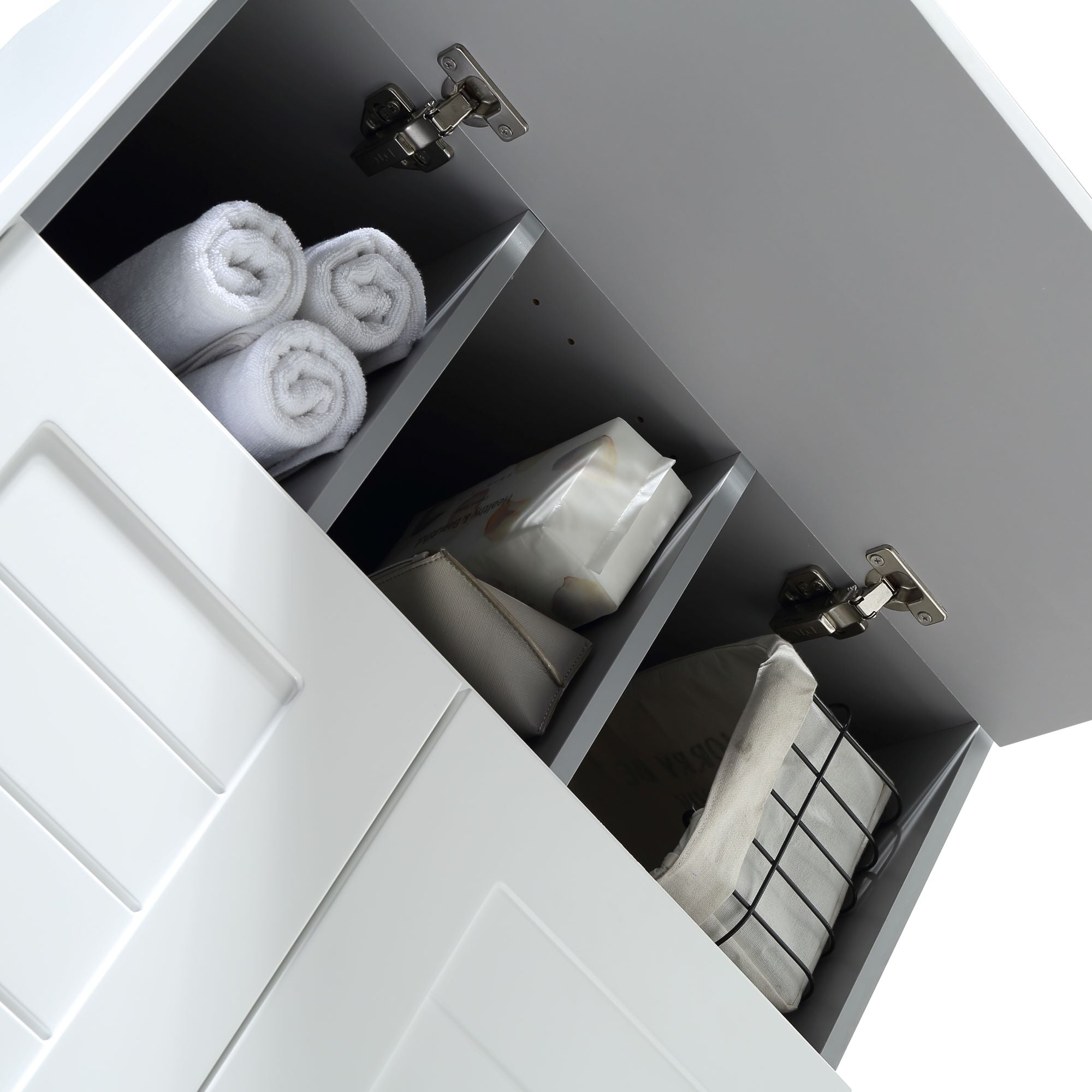 MELA - HAMPTON 1050 Matt White Wall Hung Vanity with Door & DrawersVanities – available at Bathroom City Perth
